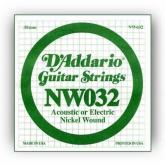 DADDARIO Cuerda suelta para guitarra electrica NW032