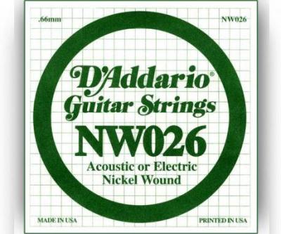 DADDARIO Cuerda suelta para guitarra electrica NW026