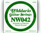 DADDARIO Cuerda suelta para guitarra electrica NW042