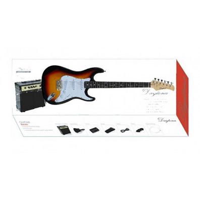 PACK DE GUITARRA EL�CTRICA DAYTONA TIPO STRATOCASTER SOMBREADO