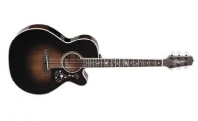 GUITARRA TAKAMINE ELECTROAC�STICA LEGACY CUTAWAY - BLACK NURST GTVEF450CTTBB  