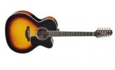 TAKAMINE PRO SERIES 6 E/A JUMBO CUTWAY 12 CUERDAS - BROWN SUNBURST