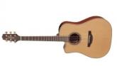 GUITARRA TAKAMINE DREADNOUGHT CUTAWAY ELECTRO NATURAL ZURDOS GTVP3DC-LH