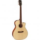 CORT Guitarra electroacustica de 6 cuerdas con cutaway GA-FF NAT. 061450