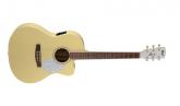 CORT Guitarra electroacustica de 6 cuerdas con cutaway JADE CLASSIC PASTEL YELLOW OP.