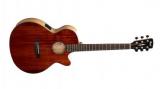 CORT Guitarra electroacustica de 6 cuerdas con cutaway SFX-MYRTLEWOOD BR.