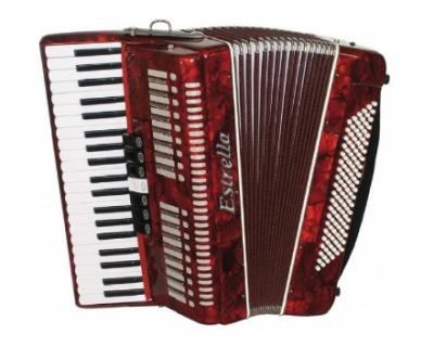 ACORDE�N ESTRELLA 41/120 ROJO