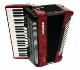 ACORDEN HOHNER BRAVO III 120 ROJO