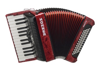ACORDE�N HOHNER BRAVO II 60 ROJO