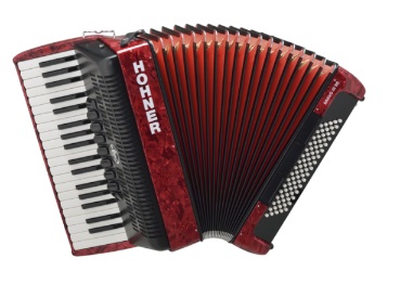 ACORDE�N HOHNER BRAVO III 80 ROJO