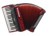 ACORDEN HOHNER BRAVO III 80 ROJO