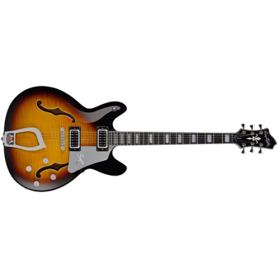 HAGSTROM Guitarra de cuerpo hueco SUPER VIKING TSB. 619273