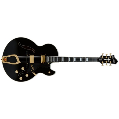HAGSTROM Guitarra de cuerpo hueco HJ 500 BLK. 619279