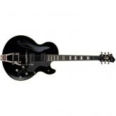 HAGSTROM Guitarra de cuerpo hueco TREMAR HJ 500 BLK. 619280