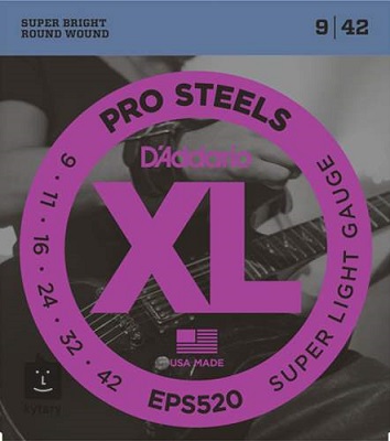 CUERDAS ELECTRICA D�ADDARIO EPS520 9-42