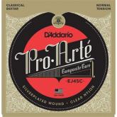 DADDARIO Juego cuerdas para guitarra clasica EJ45C - PRO ARTE COMPOSITE HARD.