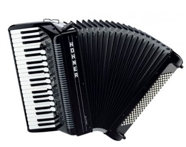 Acorde�n Hohner A4322 Amica IV Negro 96 Bajos
