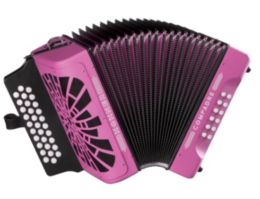 Acorde�n Hohner A-4821 Compadre GCF Violeta