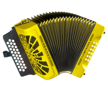 Acorde�n Hohner Compadre GCF A-4826 Amarillo
