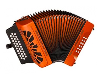 Acorde�n Hohner Rey Vallenato GCF A-4925 Naranja