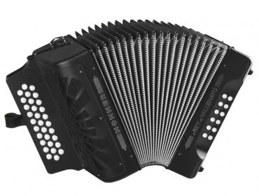 Acorde�n Hohner Rey Vallenato FBbEb A-4942 Negro