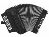 Acorden Hohner Rey Vallenato FBbEb A-4942 Negro