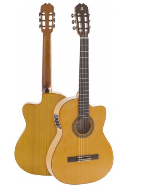 GUITARRA CL�SICA ADMIRA TRIANA SERIE FLAMENCO ELECTRIFICADA CUTAWAY FISHMAN