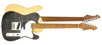GUITARRA EL�CTRICA ARIA 615-MK2 NASHVILLE NEGRO TRANSL�CIDO 615BKDM