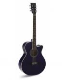 GUITARRA ACSTICA ADMIRA INDIANA MORADA BRILLO ADMAINDCEPPLB