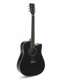 GUITARRA ACSTICA ADMIRA TENNESSEE NEGRA SATINADA ADMATNSCEBKS