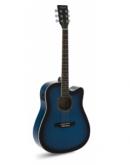 GUITARRA ACSTICA ADMIRA TENNESSEE AZUL BRILLO ADMATNSCEBLB