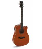 GUITARRA ACSTICA ADMIRA TENNESSEE NARANJA BRILLO ADMATNSCEORGB