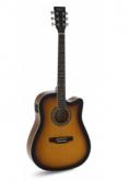 GUITARRA ACSTICA ADMIRA TENNESSEE SOMBREADA BRILLO ADMATNSCESBB