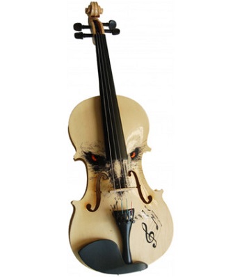Viol�n 3/4 Kinglos HSHB-011 Decorado