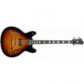 HAGSTROM Guitarra de cuerpo semi-hueco VIKING DLX BARITONE TSB. 619269