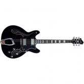 HAGSTROM Guitarra de cuerpo semi-hueco VIKING BLK. 619261