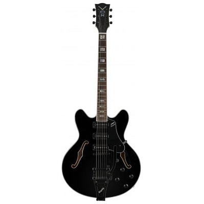 VOX Guitarra de cuerpo semi-hueco BOBCAT S66 BIGSBY BLACK. 648016
