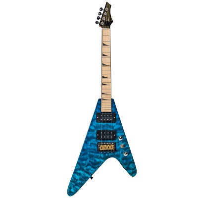 Ukelele Tenor Bones BF-2TB Azul Transparente El�ctrico