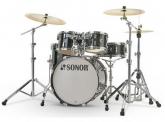 SONOR Set de bateria acustica SET AQ2 STAGE TRANSPARENT BLACK.061810