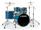 SONOR Set de bateria acustica SET AQ1 STAGE SET BIRCH CARIBBEAN BLUE. 668957