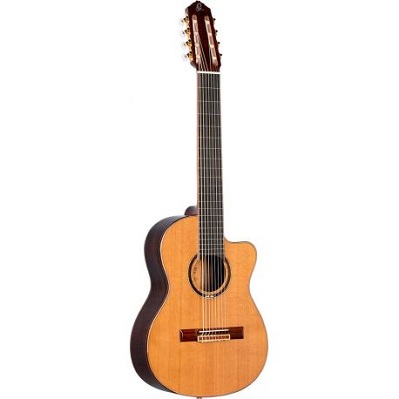 ORTEGA Guitarra electroacustica cuerdas de nylon RCE159-8. 048660