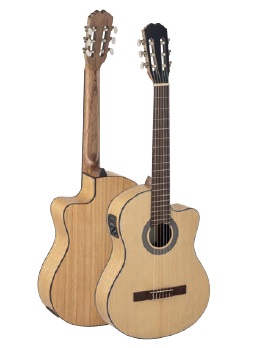 GUITARRA CL�SICA ADMIRA LENA ELECTRIFICADA CON CUTAWAY ADMLENAEC