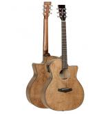 GUITARRA ACSTICA ELECTRIFICADA TANGLEWOOD MAPLE BRILLO TVCXMP