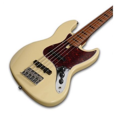 MARCUS MILLER Bajo de 5 cuerdas V5 ALDER-5 VWH VINTAGE WHITE. 650044