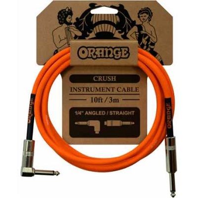 ORANGE Cable de instrumento CRUSH 3M INSTR ANGLED-STRAIGHT. 625140 