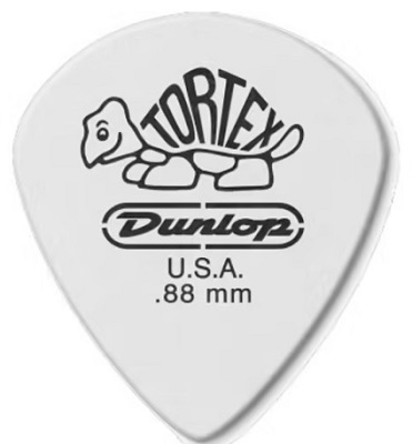 P�A DUNLOP TORTEX JAZZ III / WHITE - 0,88MM 478P88 