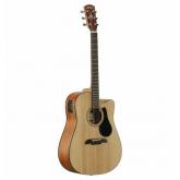 ALVAREZ Guitarra electroacustica de 6 cuerdas con cutaway AD30CE. 657968