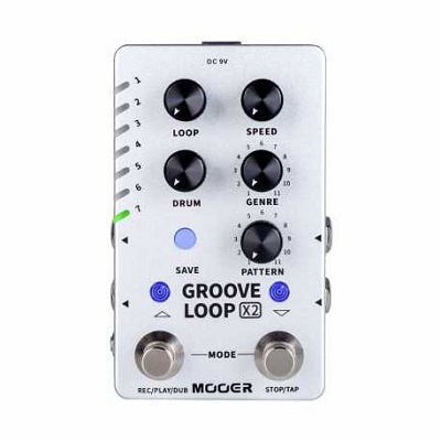 MOOER Pedal de fraseo/looping GROOVE LOOP X2 LOOPER Y DRUM MACHINE. 664749