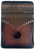 KALIMBA DE CAOBA DE 17 NOTAS MARRN KRI17BR