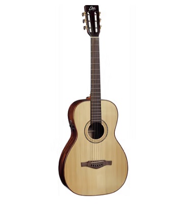 GUITARRA ELECTRO-ACUSTICA TRAVEL MARCOPOLO PARLOR - CAOBA GEAMARCOPOLOP500E-SM 
